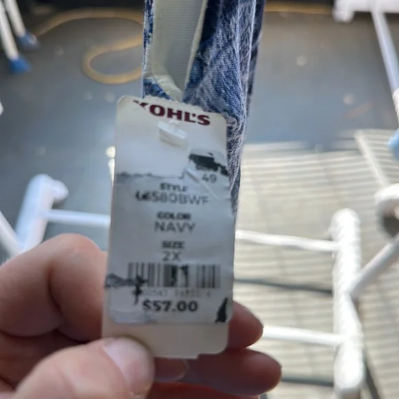 nina leonard blue maxi dress - Picture 4 of 4